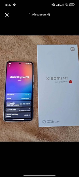 Xiaomi 14T beszmtssal is.