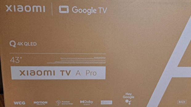 Xiaomi 4K Qled 43" A Pro j Bontatlan TV