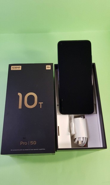 Xiaomi Mi 10T Pro 5G 256GB Black Dula sim-es dobozos garancilis mobil
