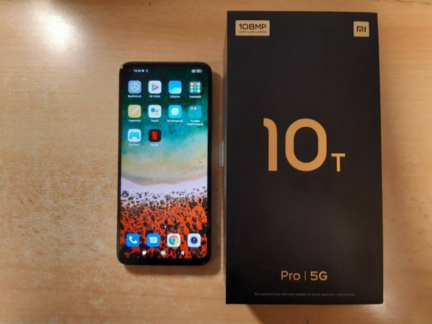 Xiaomi Mi 10T Pro 5G 8/256GB Dual jszer Fekete Garis !