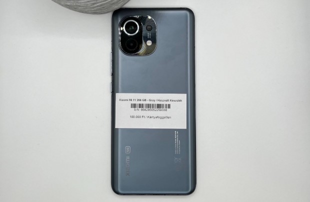 Xiaomi Mi 11 256 GB - Krtyafggetlen / Hasznlt kszlk