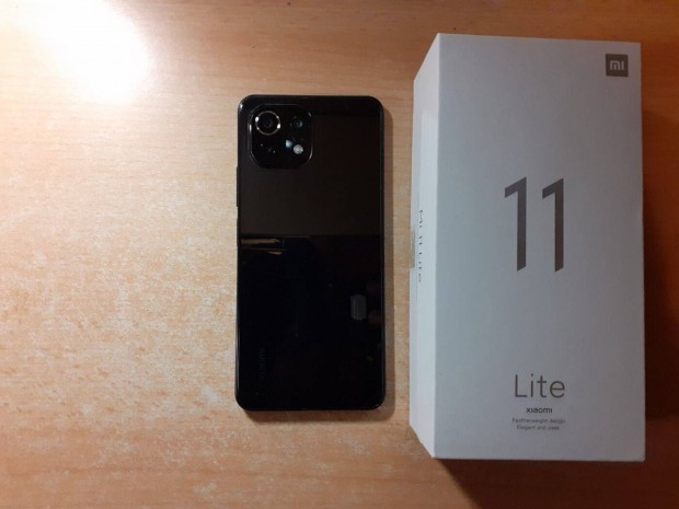 Xiaomi Mi 11 Lite 6/128GB Dual Fggetlen jszer Fekete Garis !