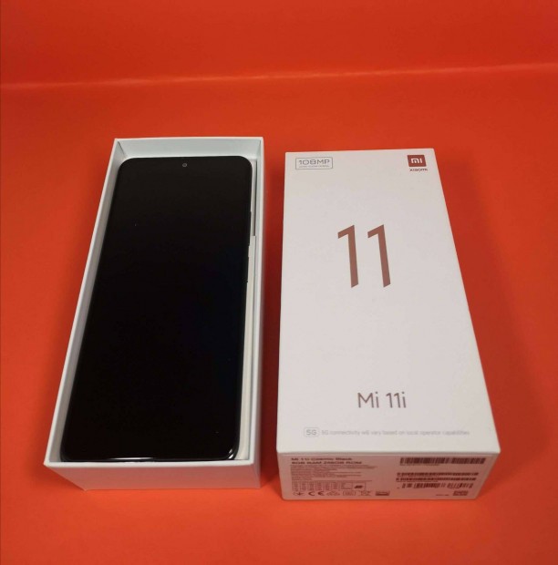 Xiaomi Mi 11i 256GB Fekete Fggetlen szp garancilis mobiltelefon ela