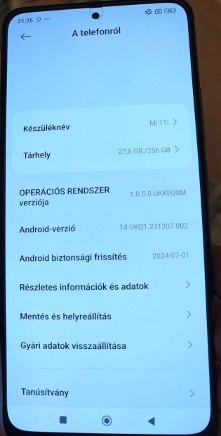 Xiaomi Mi 11i 256 gb