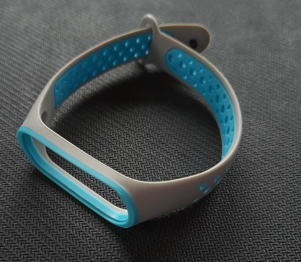 Xiaomi Mi Band 3 és Mi Band 4 okosóra szíj (szürke kék)
