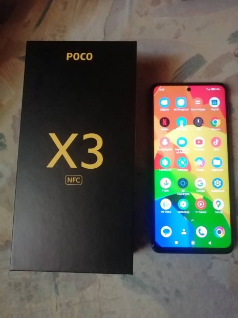 Xiaomi Poco X3 Nfc(6.67"col/6+2gb ram/128gb rom)elad/csere 