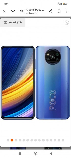 Xiaomi Poco X3 pro vadonatj 8/128