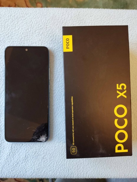 Xiaomi Poco x5 5g 256/8 GB, 1 ves, trtt kijelzvel