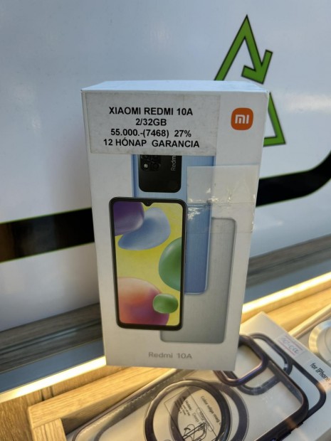 Xiaomi Redmi 10A Dual Sim 32 GB, 12 h garancia
