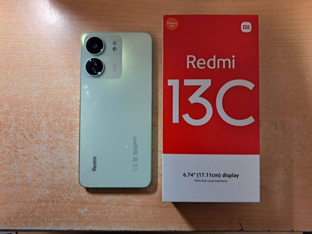 Xiaomi Redmi 13C 4/128GB Dual jszer Zld Garival !