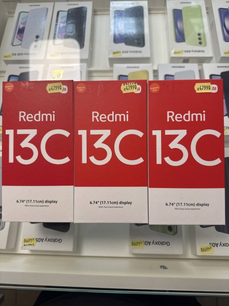 Xiaomi Redmi 13C 4/128 tbb sznben!