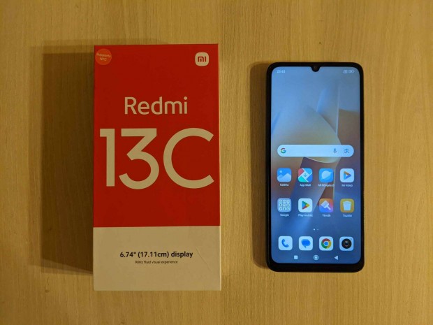 Xiaomi Redmi 13C 8/256GB Black Dual jszer Garis !