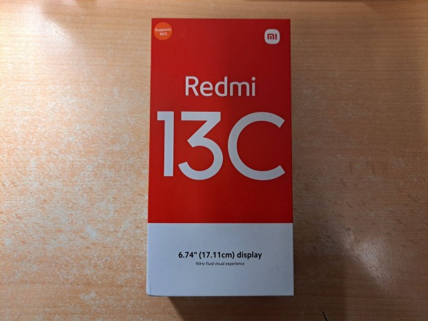 Xiaomi Redmi 13C NFC 4/128GB Black Dual Fggetlen j Garancis !