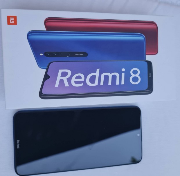 Xiaomi Redmi 8 - kk, fggetlen, hibtlan, dobozban