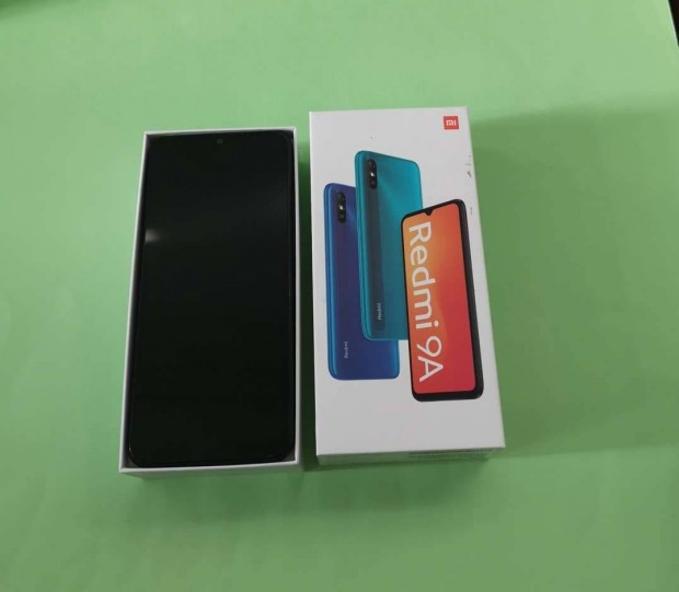 Xiaomi Redmi 9A 32GB Fekete Fggetlen j llapot mobiltelefon elad!