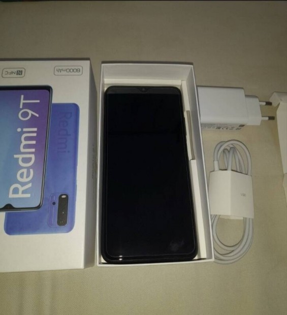 Xiaomi Redmi 9T 128 Gb dual sim jszer 2. telefonknt volt hasznlva 