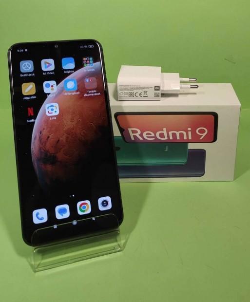Xiaomi Redmi 9 Carbon Grey 64GB dual simes karcmentes mobiltelefon ela