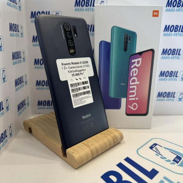 Xiaomi Redmi 9 Krtyafggetlen 32 GB, 12 h garancia