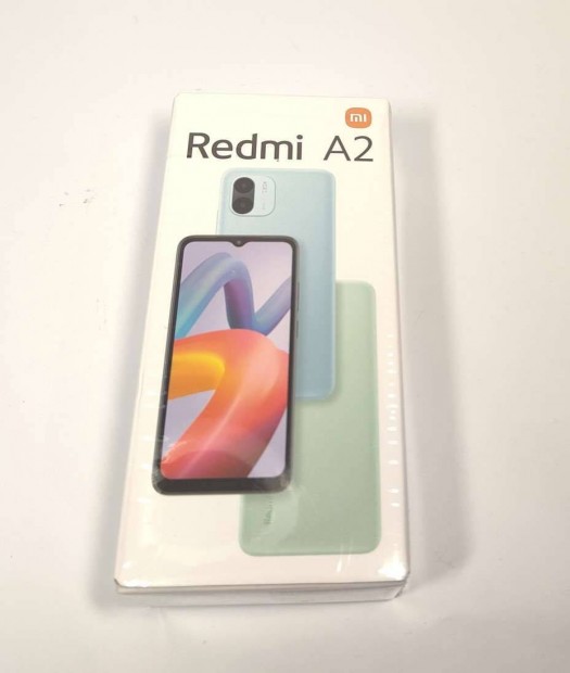 Xiaomi Redmi A2 32GB Fekete j Bontatlan dobozos mobiltelefon garanci