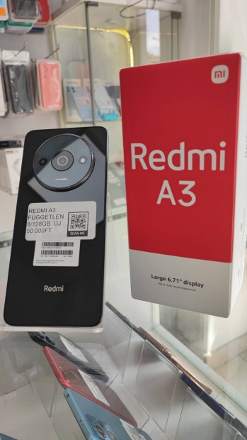 Xiaomi Redmi A3-128GB-Krtyafggetlen j 0 Perces