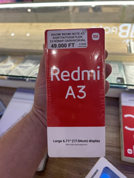 Xiaomi Redmi A3 Krtyafggetlen 128 GB, 12 h garancia