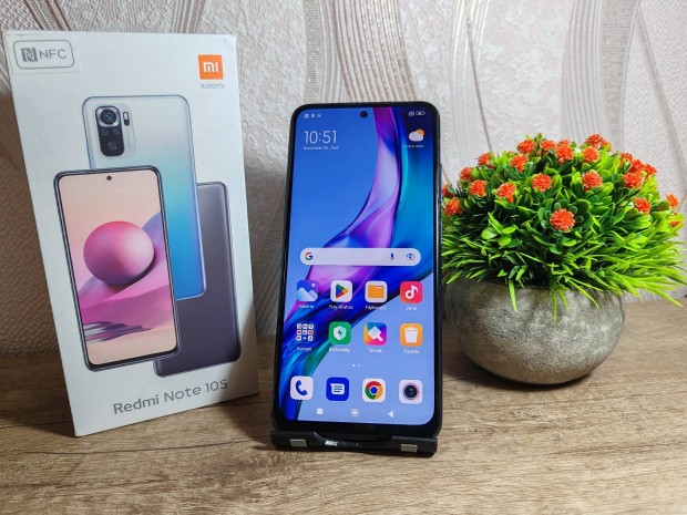 Xiaomi Redmi Note 10S 128GB 6GB RAM krtyafggetlen + dual simes