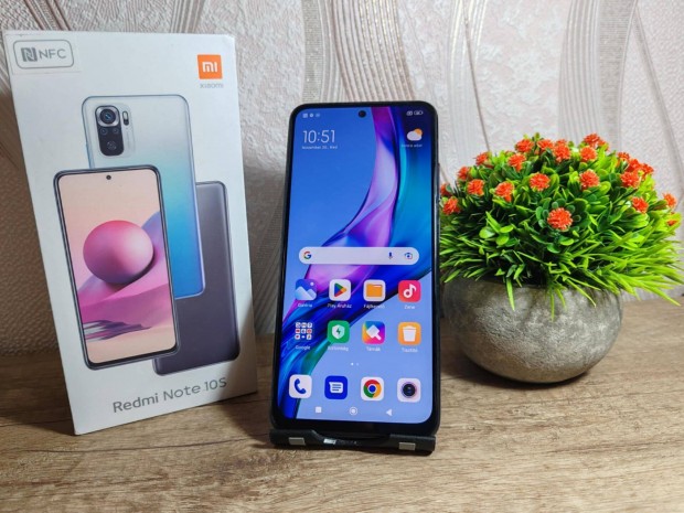 Xiaomi Redmi Note 10S 128GB 6GB RAM krtyafggetlen + dual simes tel!