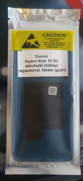 Xiaomi Redmi Note 10 5G akkufedl, htlap gyri
