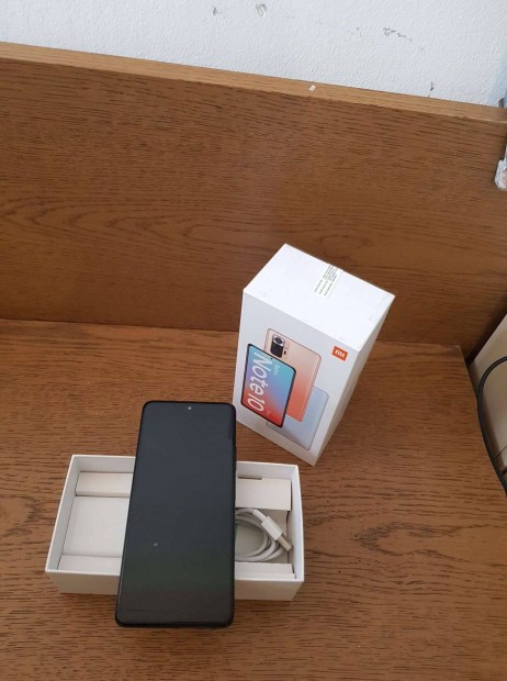 Xiaomi Redmi Note 10 Pro 128GB Fekete Fggetlen karcmentes telefon ela