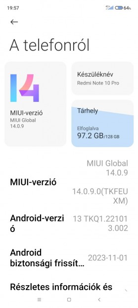 Xiaomi Redmi Note 10 Pro 128 Gb