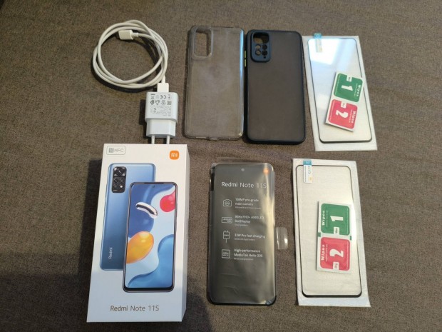 Xiaomi Redmi Note 11S+2db tok+ 2db üveg fólia