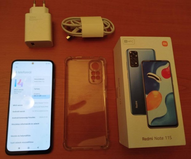 Xiaomi Redmi Note 11S (mg garancis) okostelefon elad Pesten