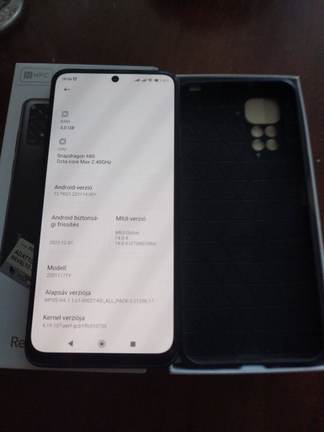 Xiaomi Redmi Note 11 4gb ram 64gb trhely dual SIM fggetlen
