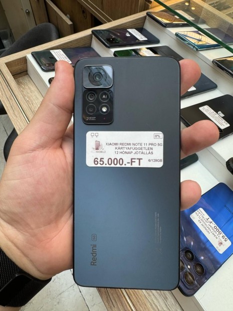 Xiaomi Redmi Note 11 Pro 5G Kártyafüggetlen 128 GB, 12 hó garancia