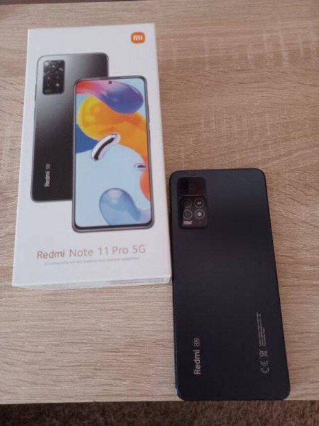 Xiaomi Redmi Note 11 Pro 5G, 6/128 GB, j (szinte), Garancis!