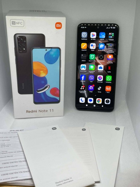 Xiaomi Redmi Note 11 karcmentes + tok, dual sim, 50mp kamera