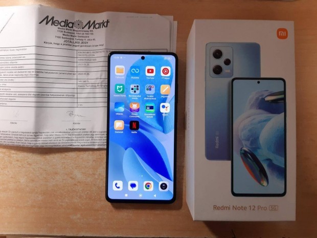 Xiaomi Redmi Note 12 Pro 5G 6/128GB Dual jszer Mediam. Garancival !