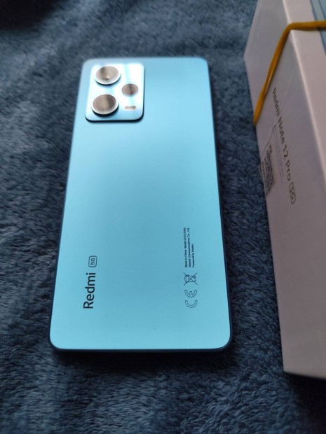 Xiaomi Redmi Note 12 Pro 5G dobozban, 1 v jtlssal elad