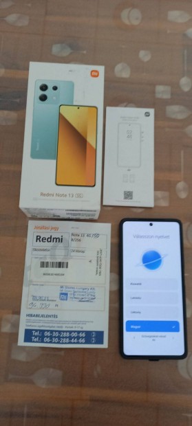 Xiaomi Redmi Note 13 5G 256GB 8GB Dual Mobiltelefon eladó