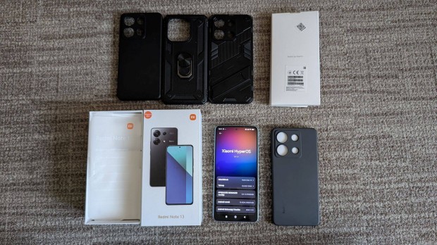 Xiaomi Redmi Note 13 6/128GB, 2 hnapos, garancival