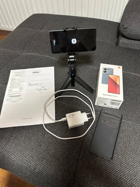 Xiaomi Redmi Note 13 Pro 256 GB Komplett csomagban számla+garancia