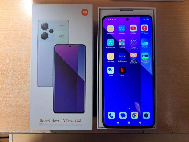 Xiaomi Redmi Note 13 Pro+ 5G 12/512GB jszer Dual Black Garancis !