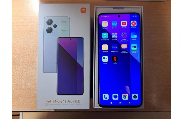 Xiaomi Redmi Note 13 Pro+ 5G 12/512GB jszer Dual Fekete Garancis !