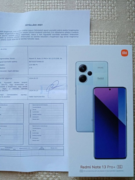 Xiaomi Redmi Note 13 Pro+ 5G mobiltelefon