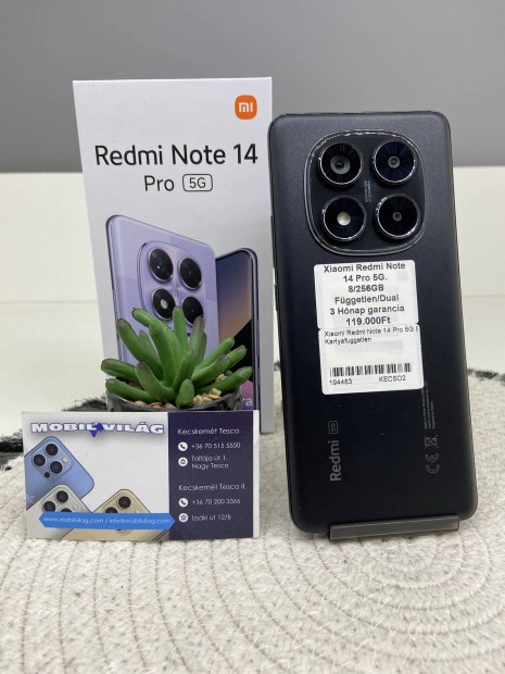 Xiaomi Redmi Note 14 Pro 5G - 8/256GB