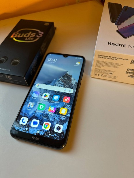 Xiaomi Redmi Note 8 T + Buds 3 Lite fles elad