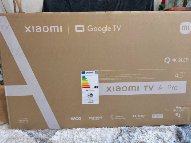 Xiaomi TV A Pro 43 2025 4K Qled j garancis bonttlan dobozba