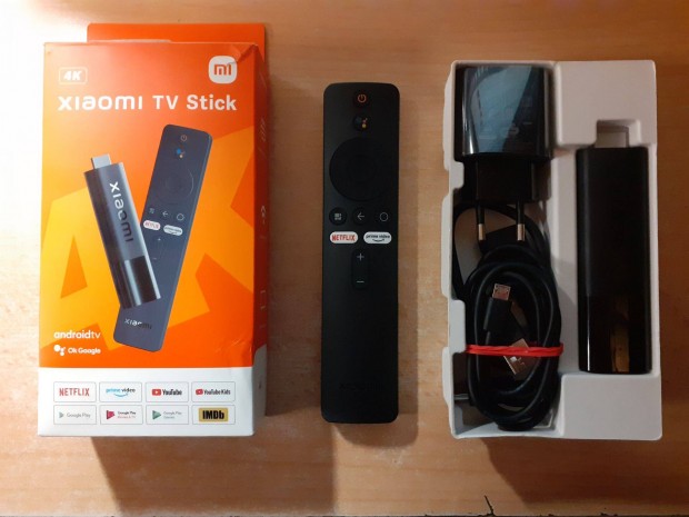 Xiaomi TV Stick 4K Android TV Okosító Újszerű Garis !