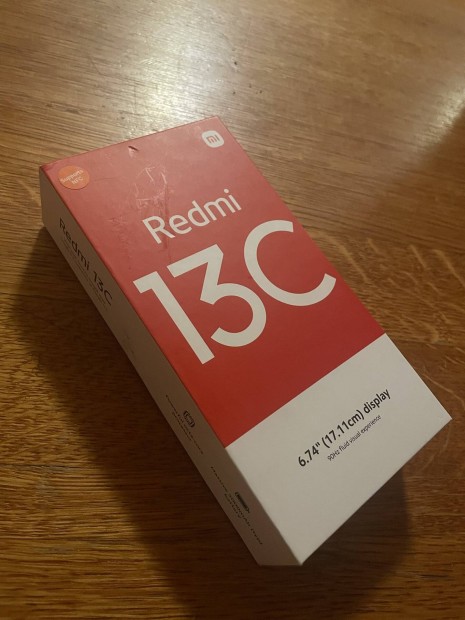 Xiaomi redmi 13C 4 Napos 256GB 8+4GB RAM 2 v garancia