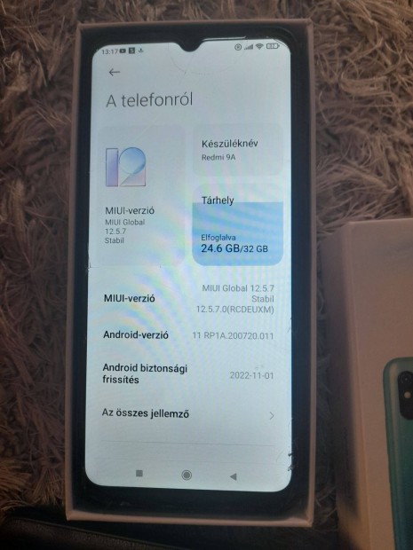 Xiaomi redmi 9a mobiltelefon elad